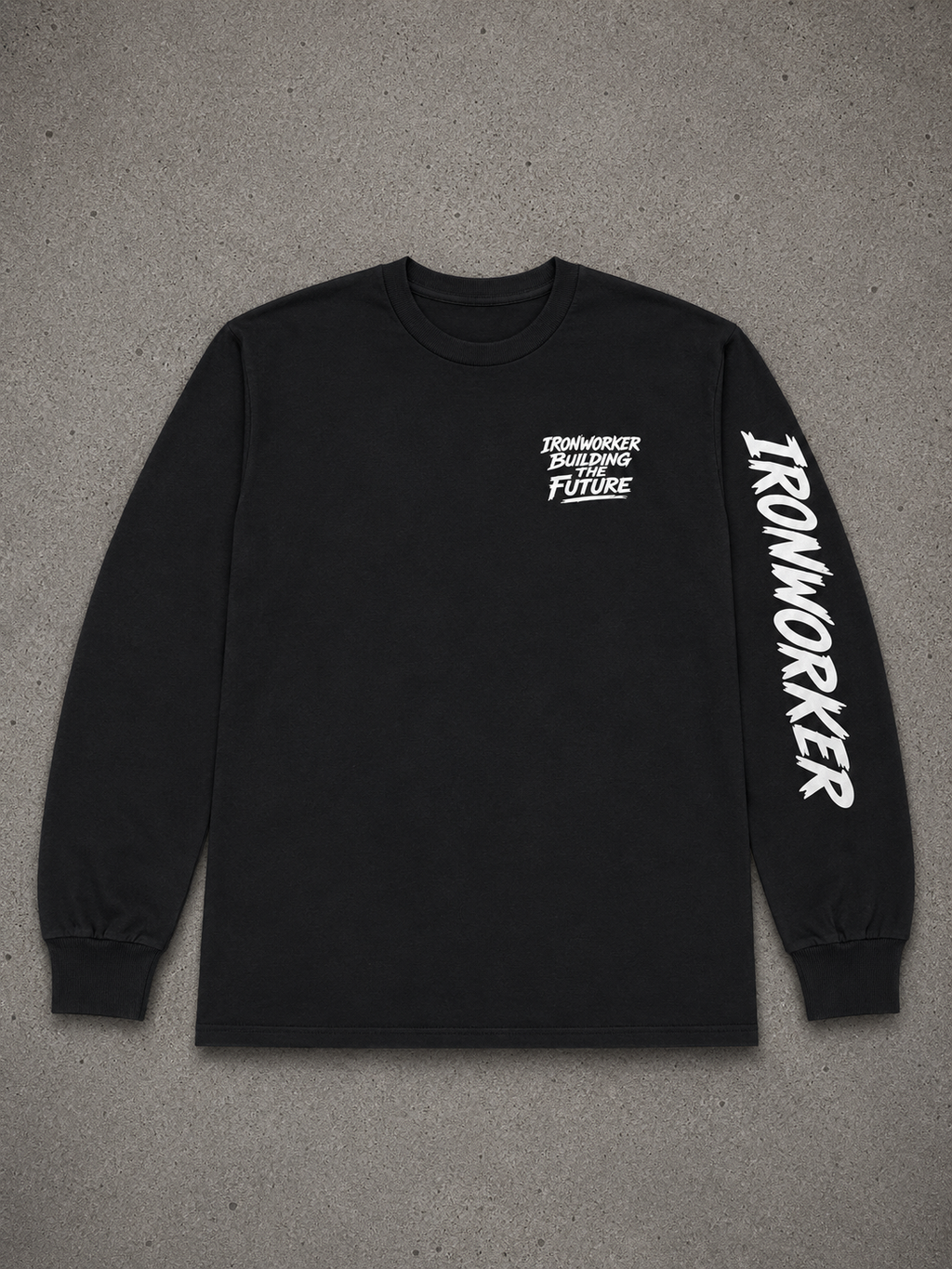 IRONWORKER “Building The Future” Black Long Sleeve