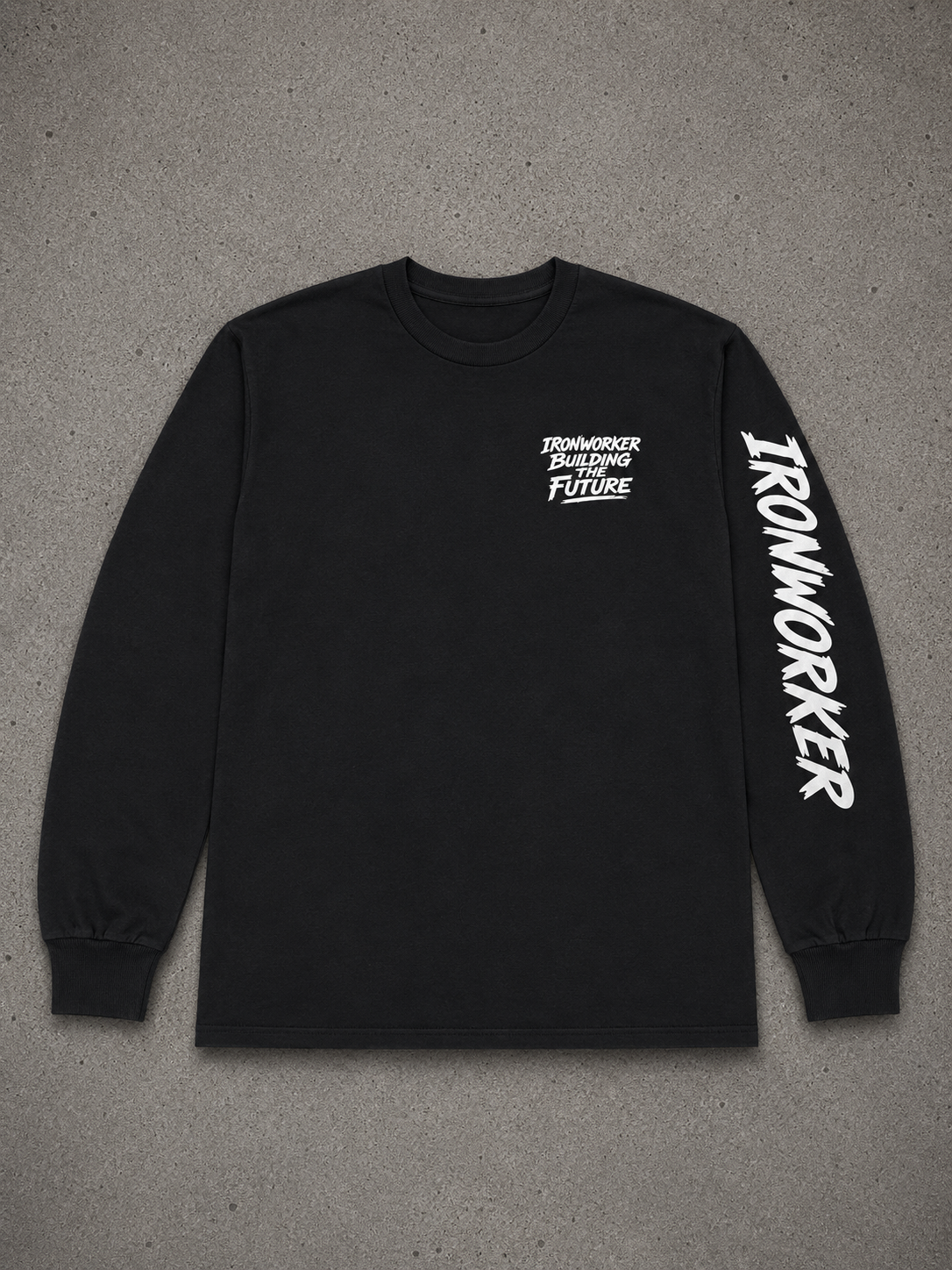 IRONWORKER “Building The Future” Black Long Sleeve