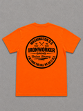 Washington D.C Ironworker Gang Safety Orange Short Sleeve T-Shirt