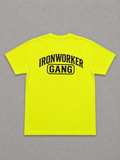 IRONWORKER GANG Safety Green Short Sleeve T-Shirt